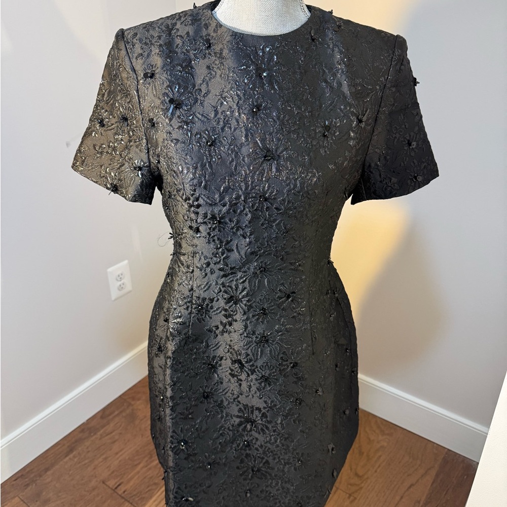 MEW MEWS Black Sequin Detail Dress size XL NWT